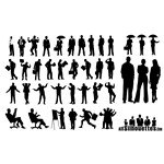 Business People Silhouettes 03