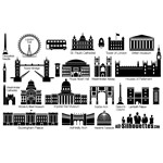 London Sightseeing Silhouettes