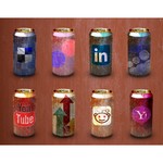 Worn-Out Soda Cans Social Media Icon Pack 200×200 [PNG-PSD Files]