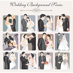 Wedding Backgrounds Illustrator
