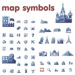 Blue Map Symbols