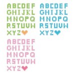 Pixel style Letters Vectors