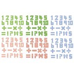 Pixel Style Numbers Vectors [EPS File]