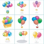 Birthday, Party, Balloon 01