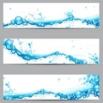 Banner 25 [blue wave, water]