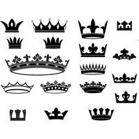Crowns silhouette (29667)