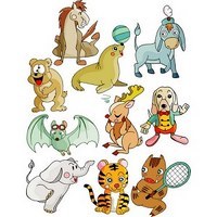 Cute cartoon animal series (29805)