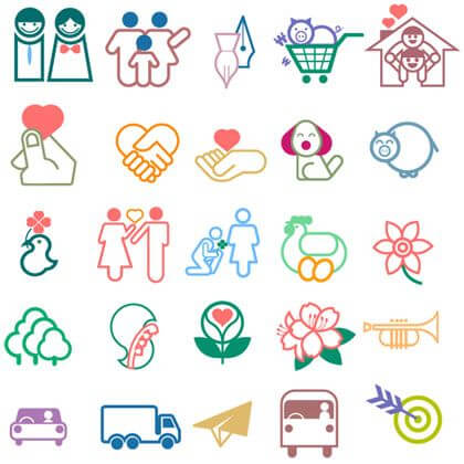 Line Style Icon Set png