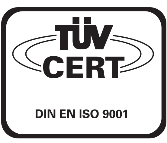 TUV Cert Logo [ISO 9001]