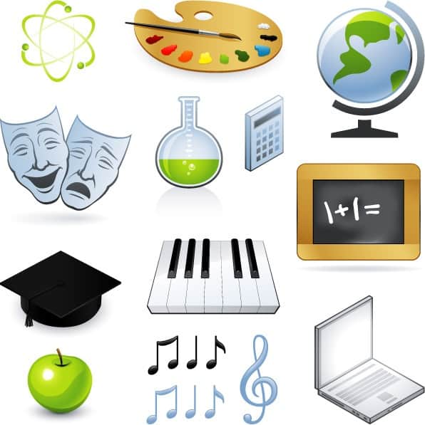 Teaching Icons Vectors 01 png