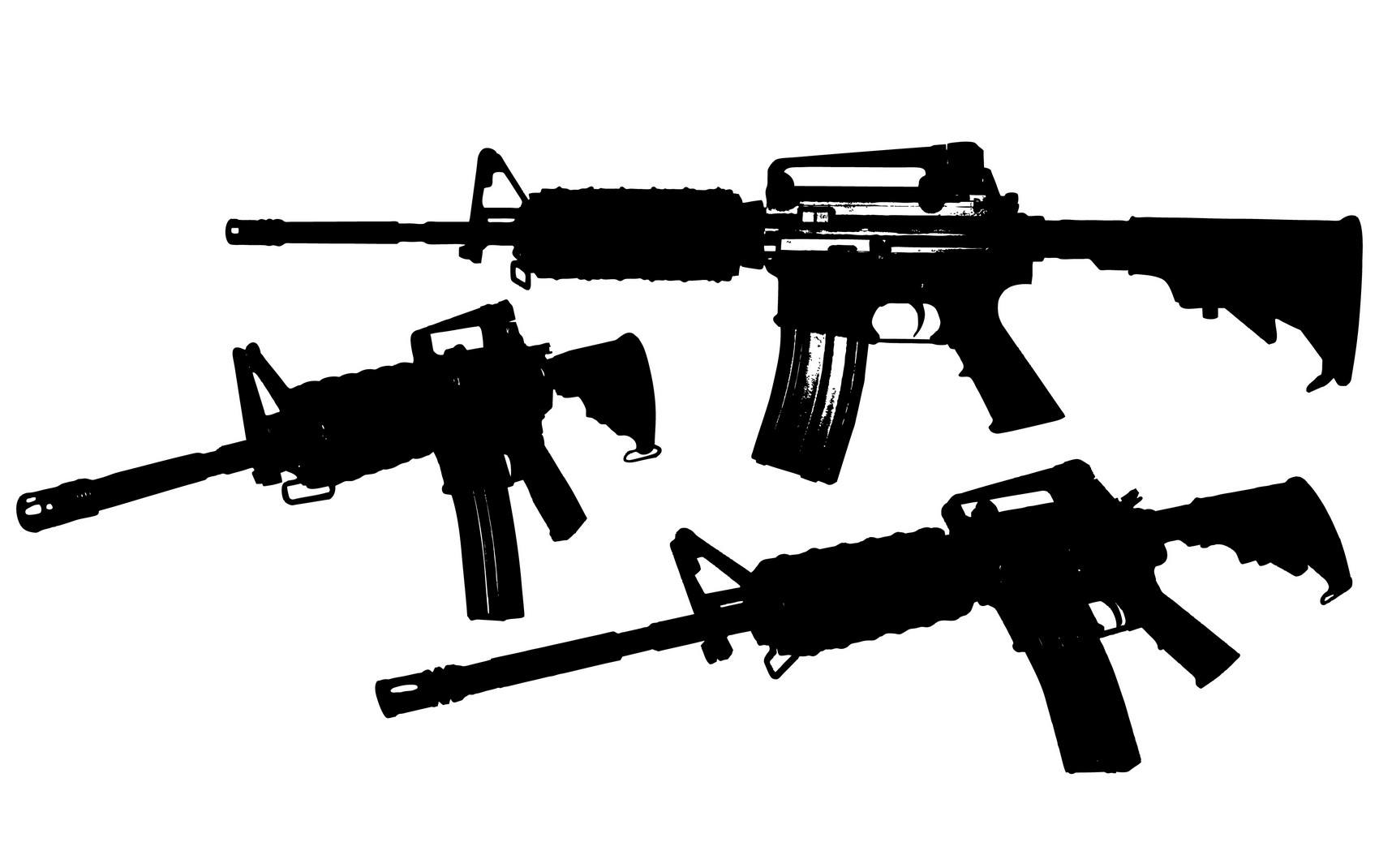M4 Rifle Vector png