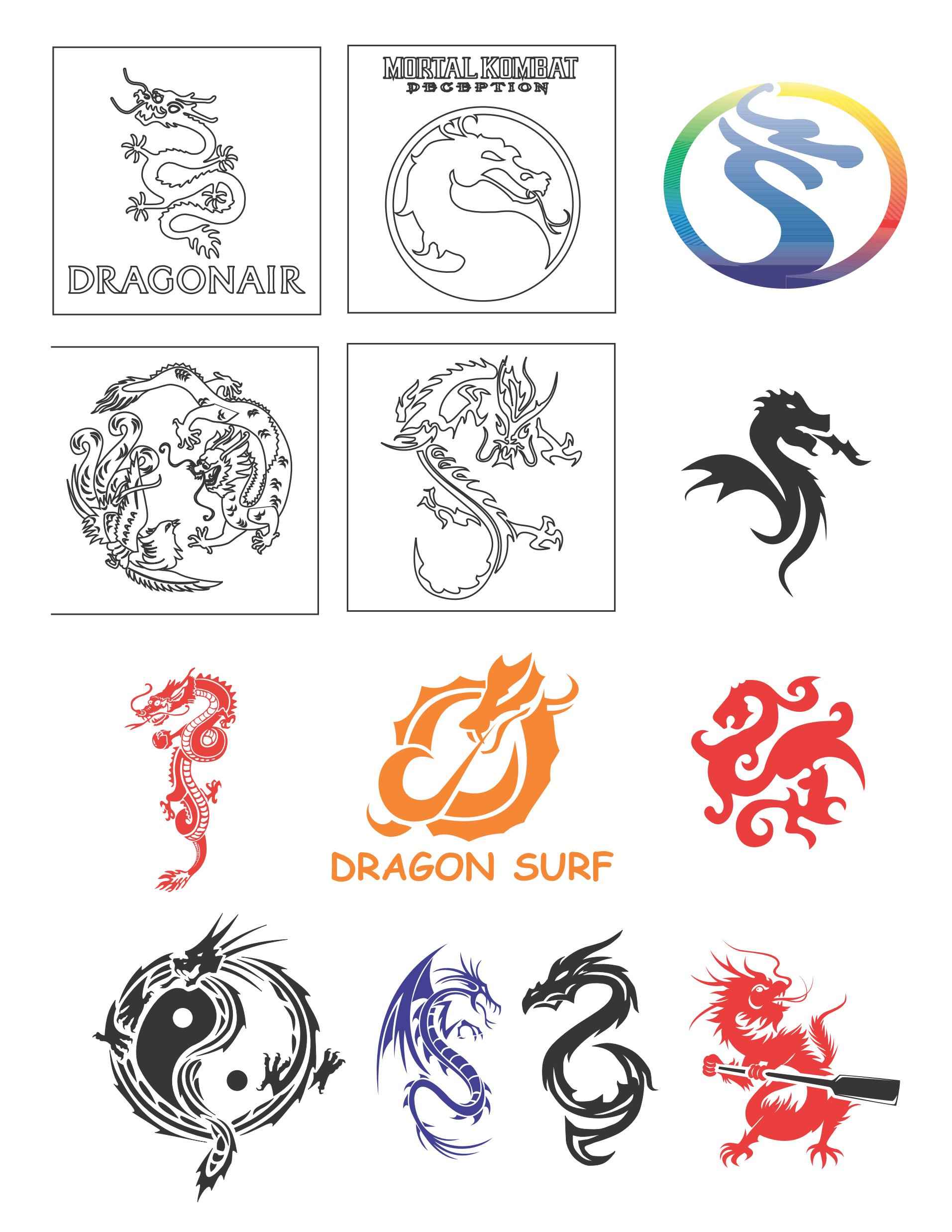 Dragon Collection Materials [EPS File]