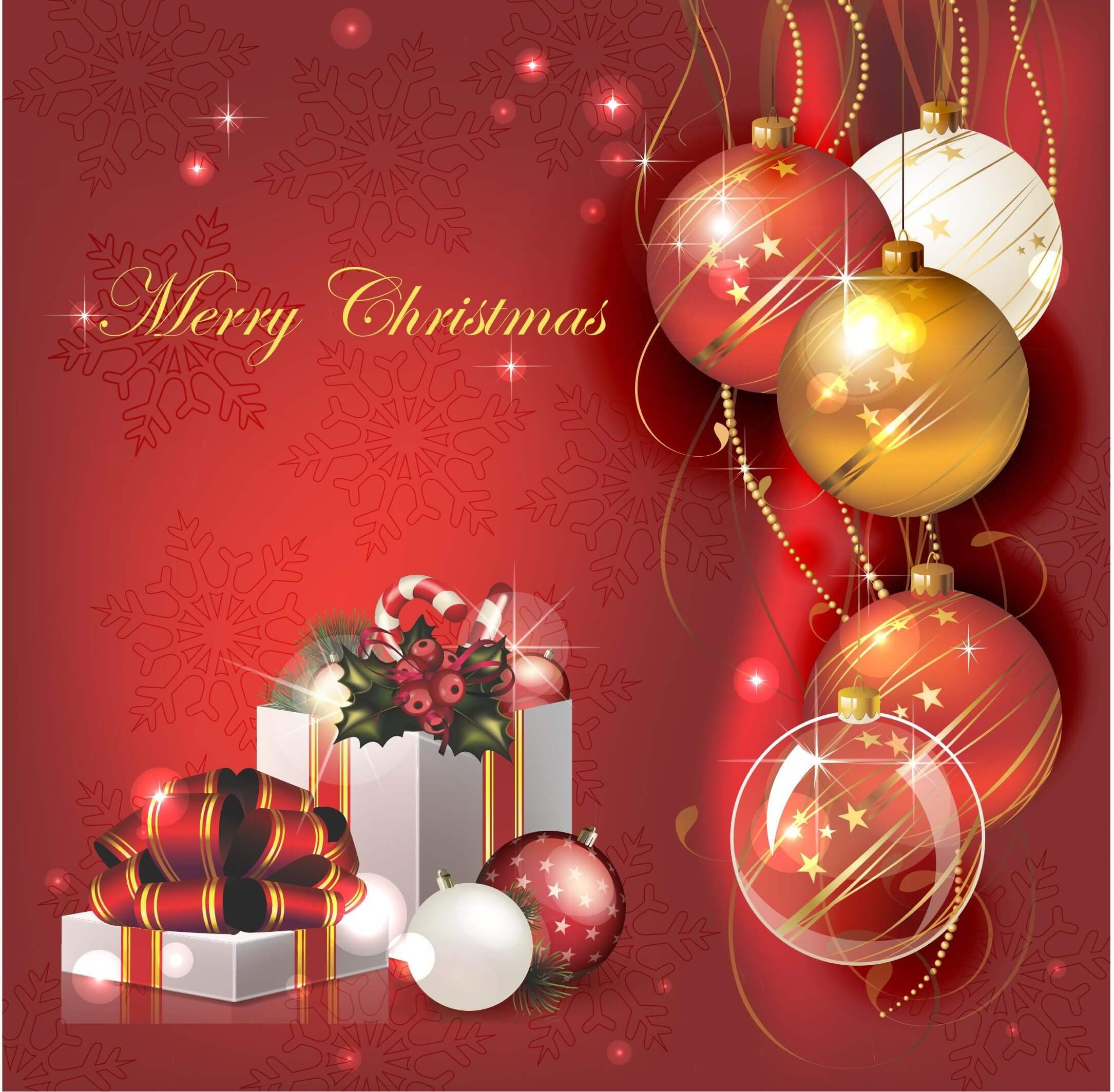 Christmas Vector Background [EPS File]