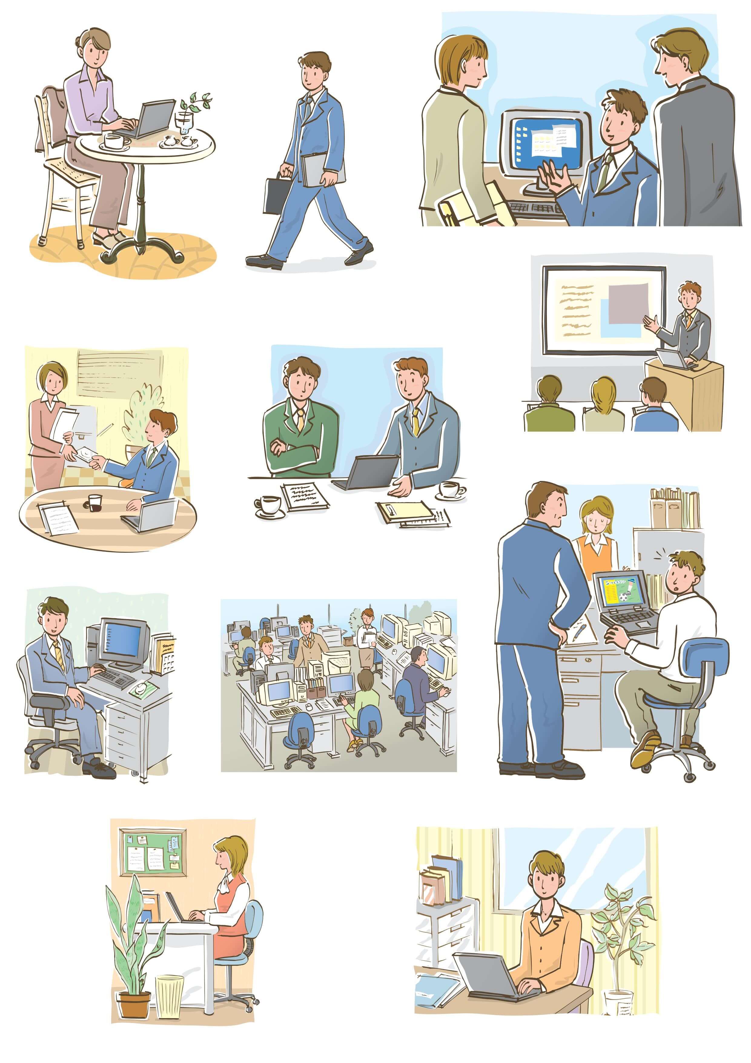 Business Illustrations png