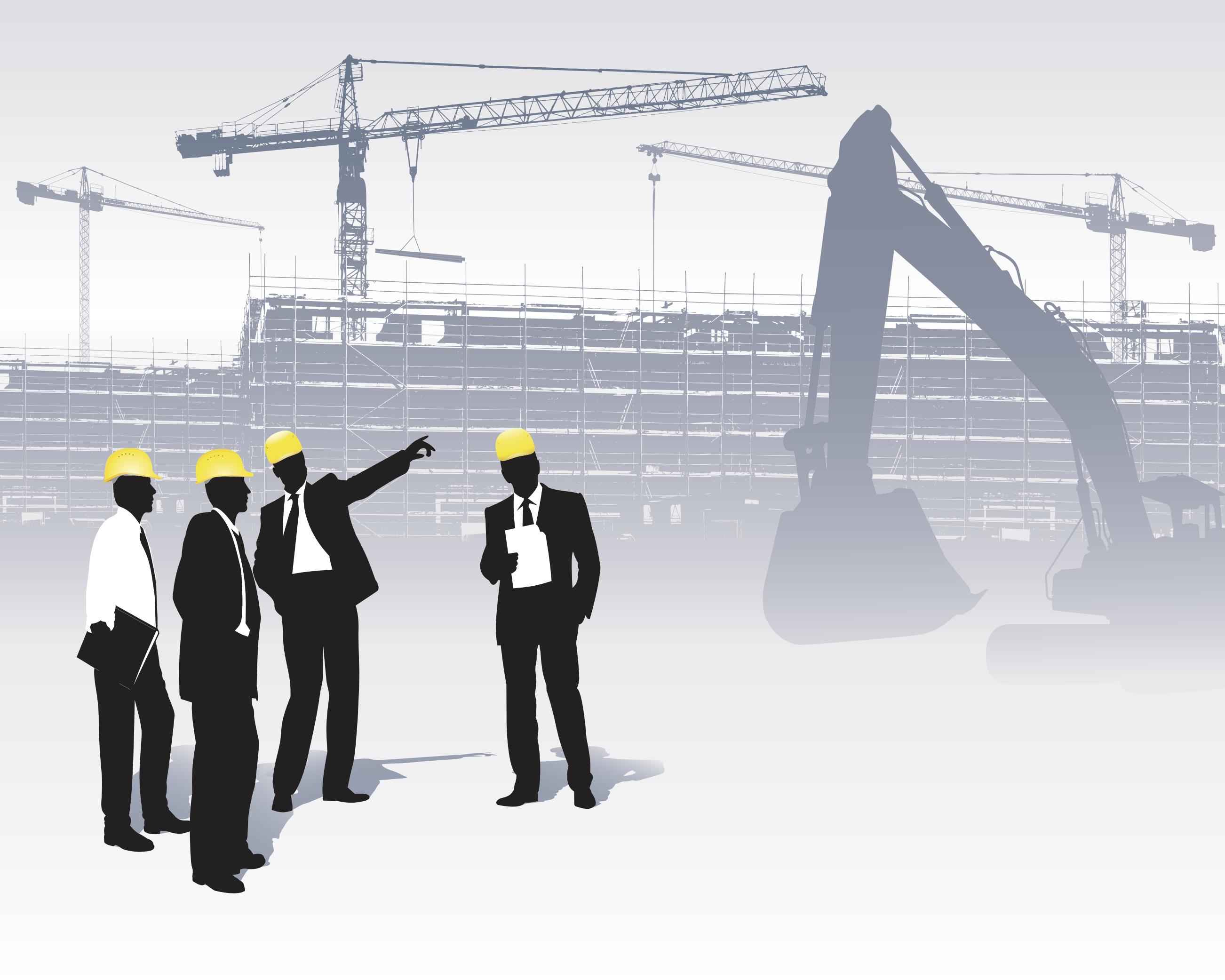 Business People Silhouette - Construction [EPS File]