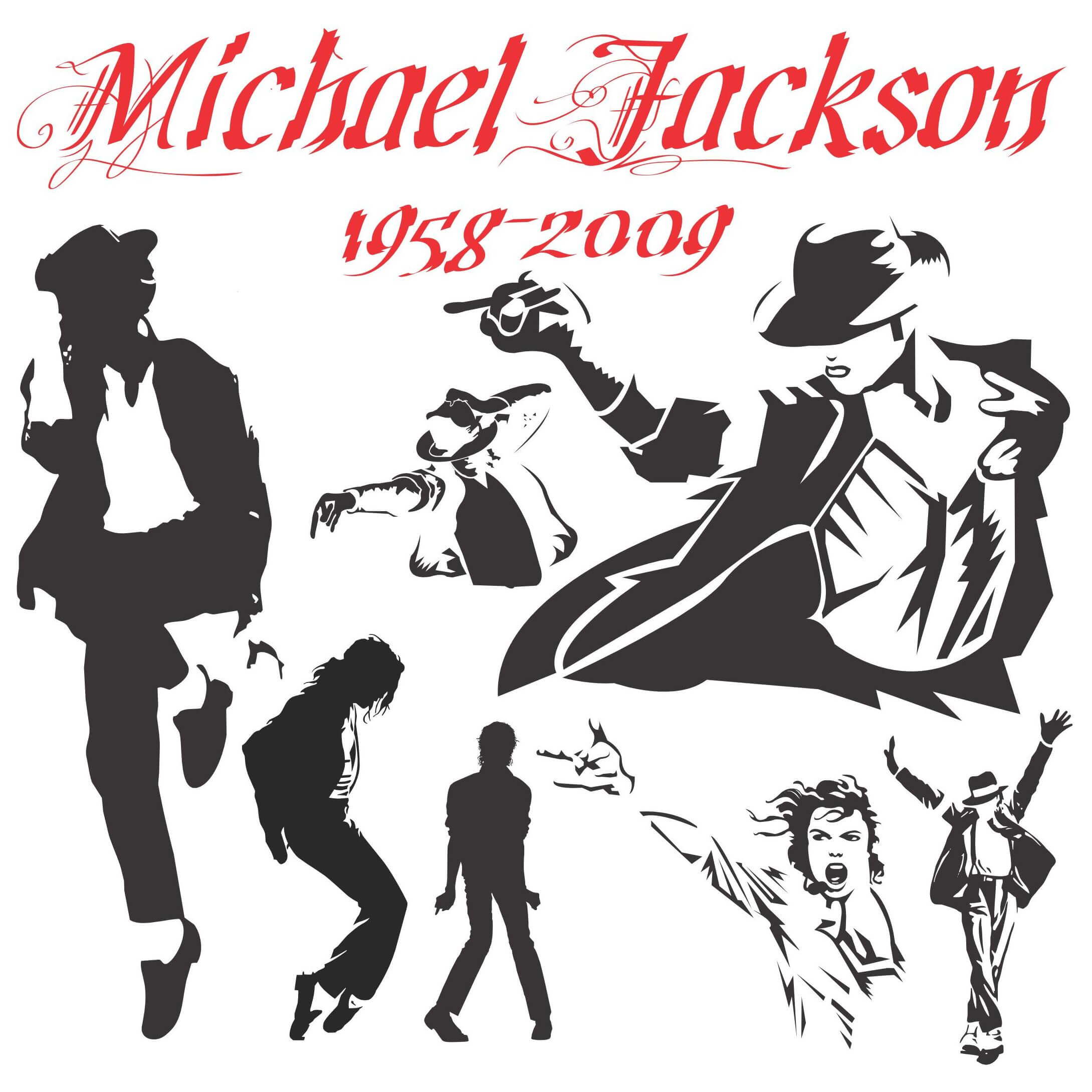 Michael Jackson Silhouettes [EPS File]