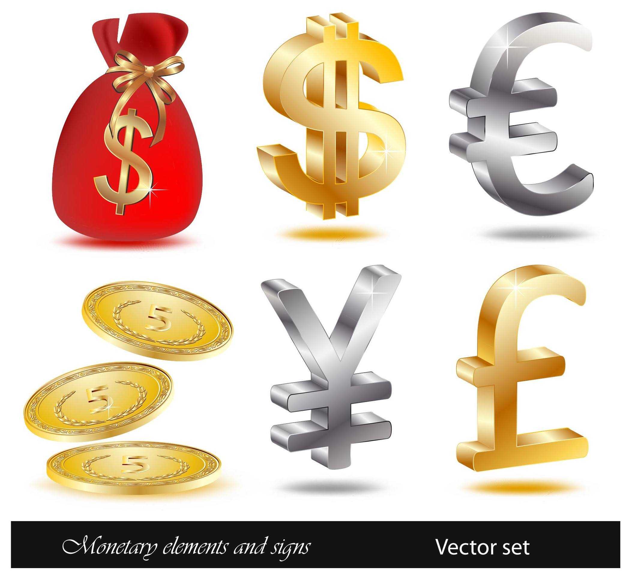 Financial icon vectors 01