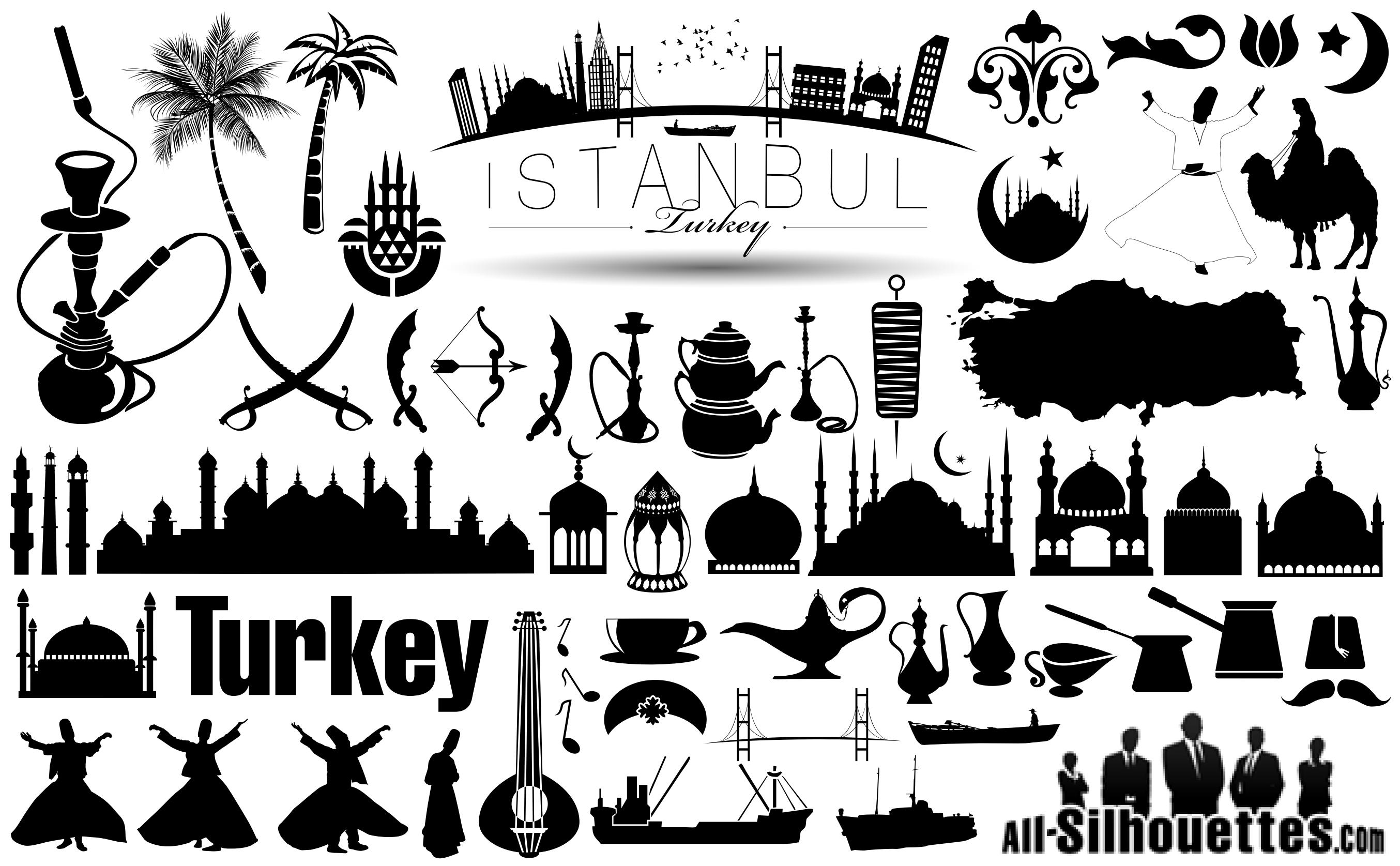 Turkey Istanbul Icons