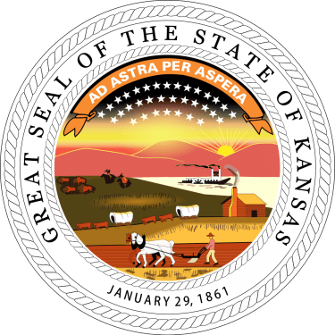 Kansas State Flag and Seal png