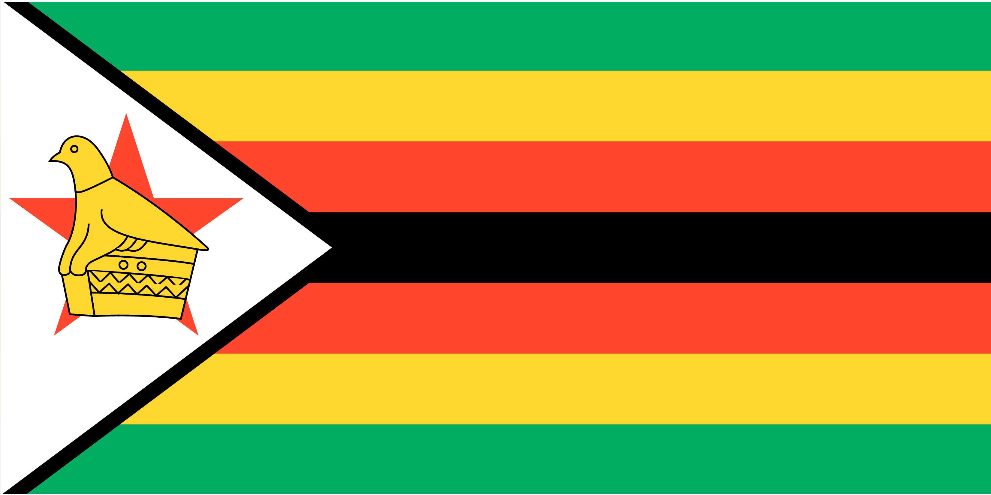 Zimbabwe Flag png