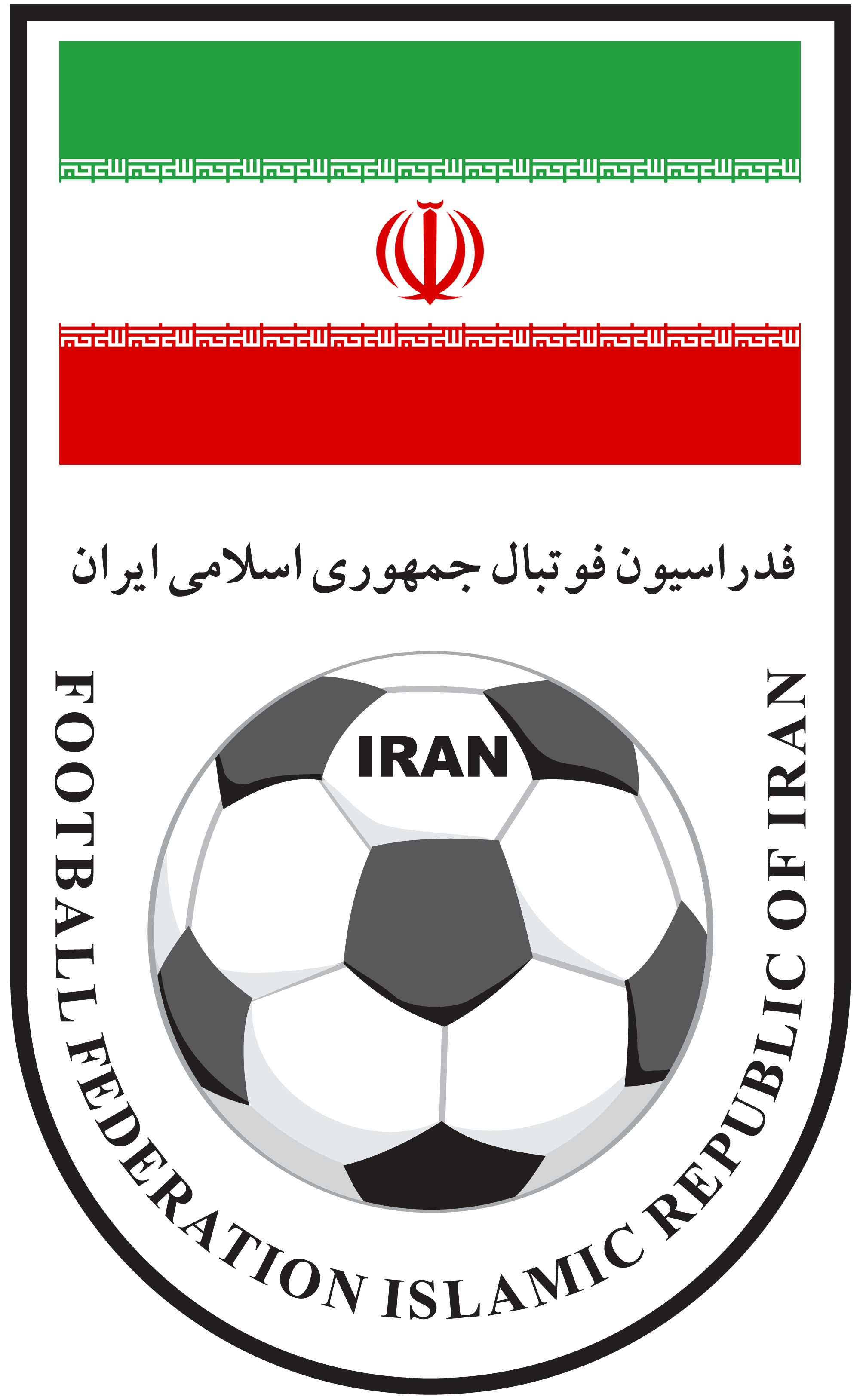 Football Federation Islamic Republic of Iran & Iran National Football Team Logo