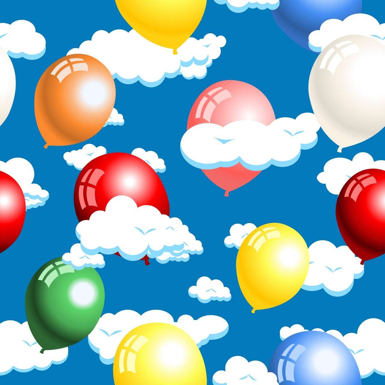 Cloud, Balloon Background 01