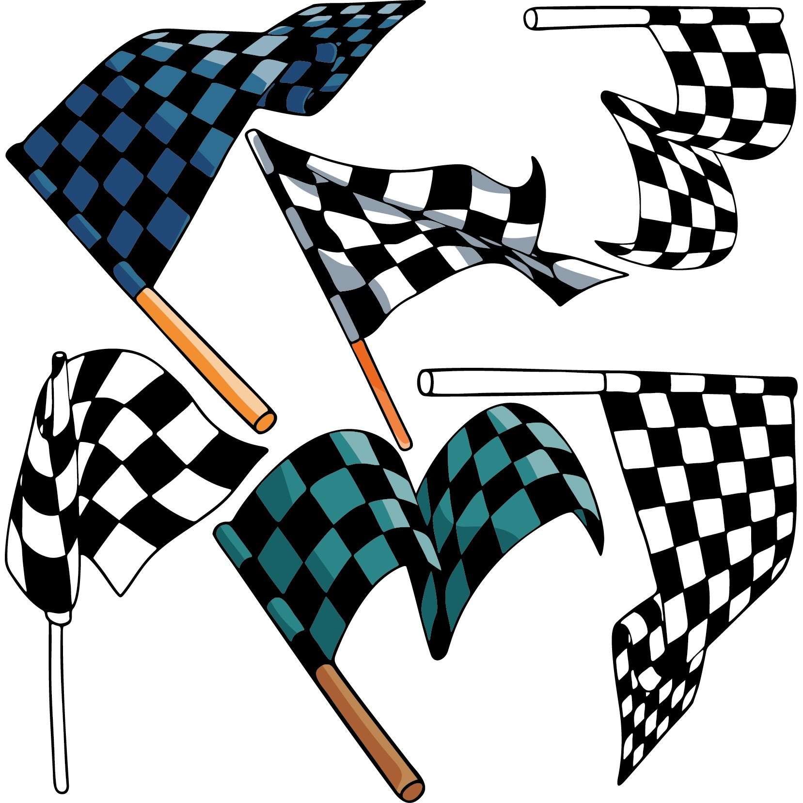 Checkered flags 01