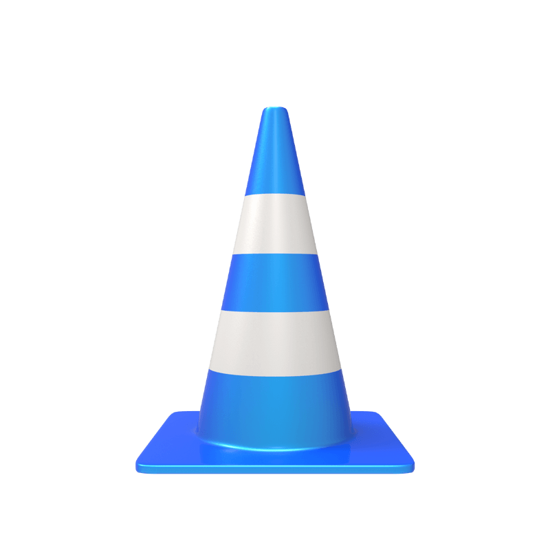3D Traffic Cone [PNG   800x800] png