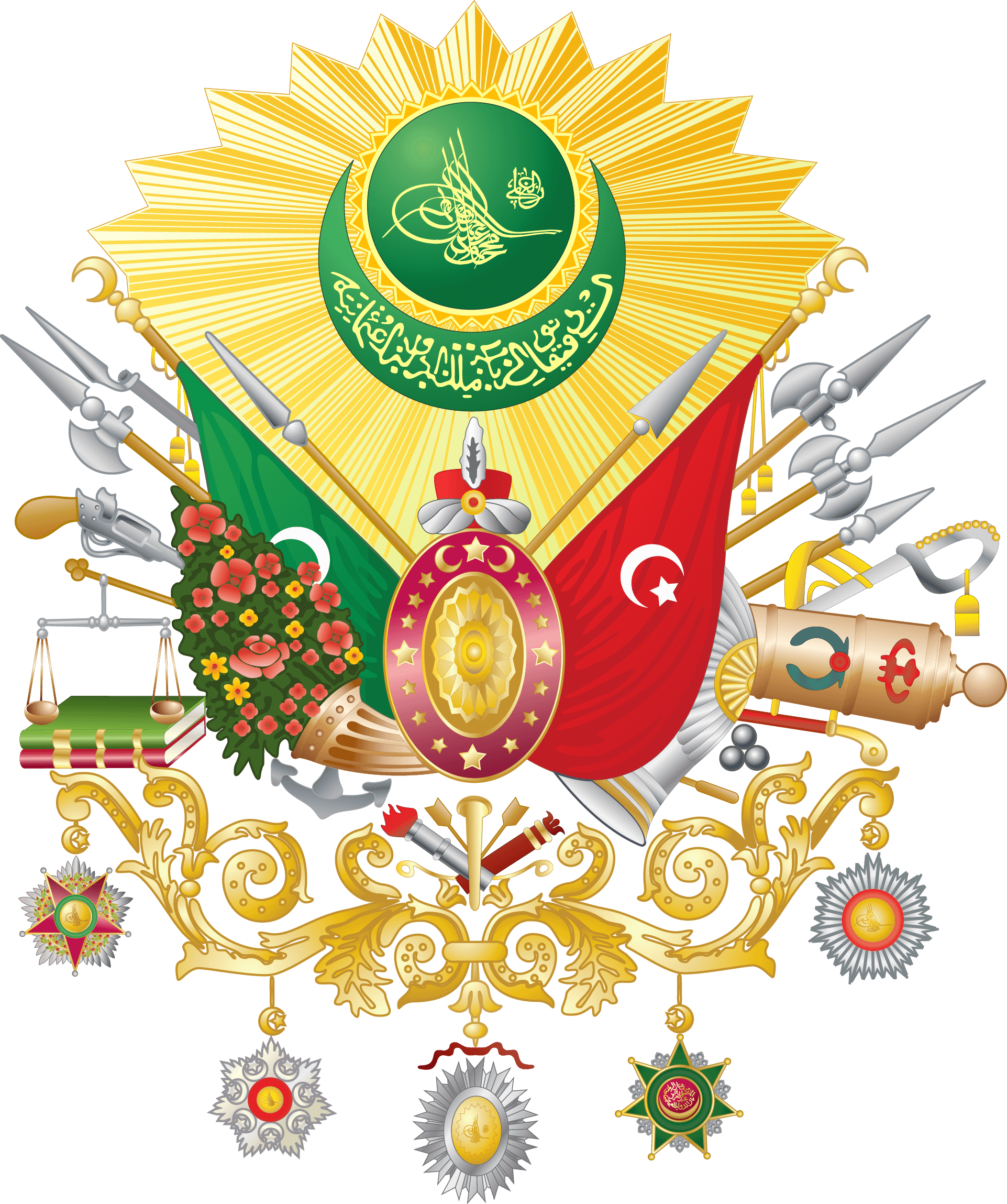 Osmanlı Arması Nişanı (Ottoman Army) png
