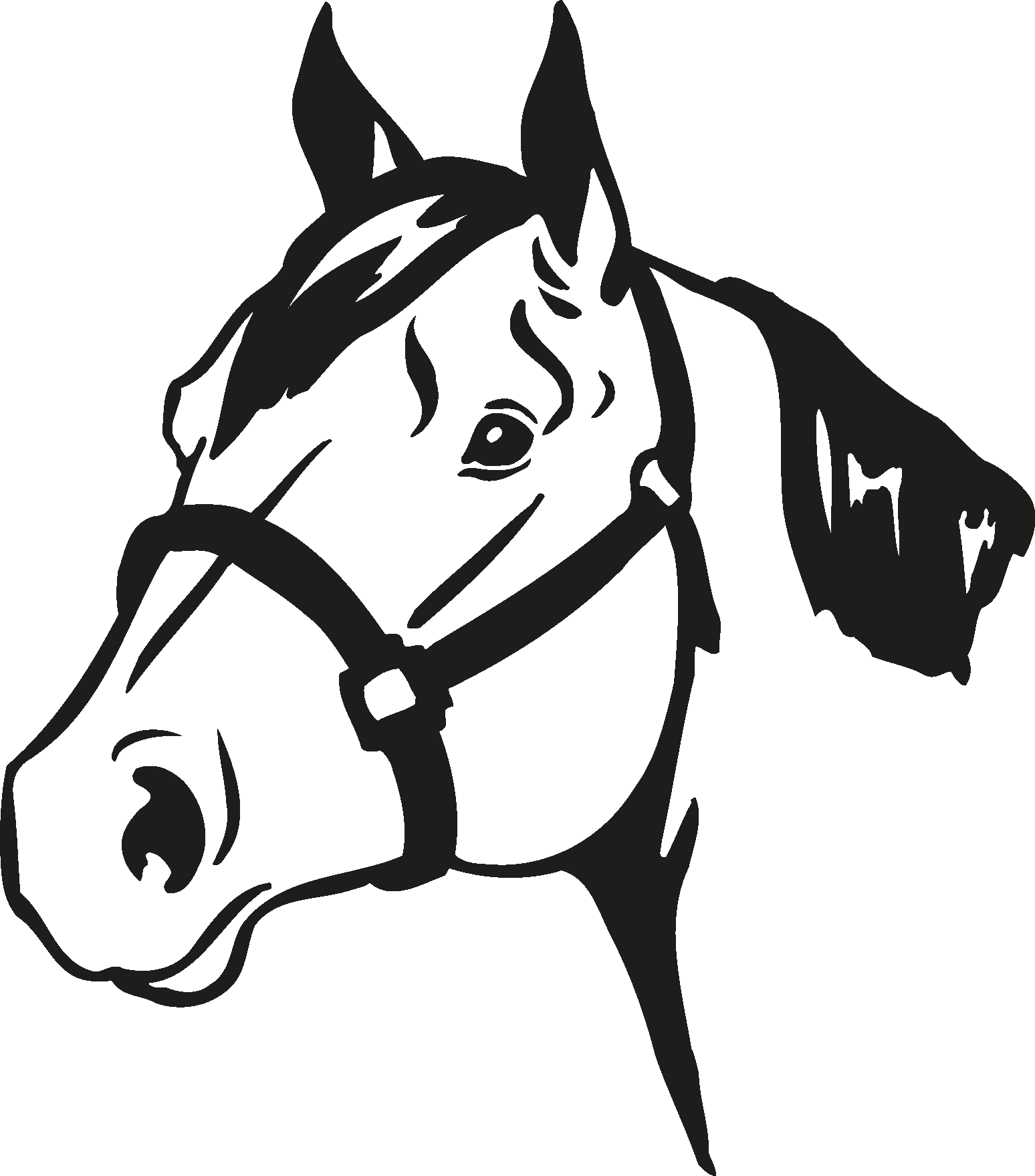 Horse Head Silhouette png