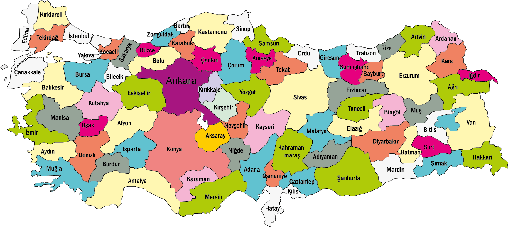 Turkey Map - Türkiye Haritası - PNG Logo Vector Downloads (SVG, EPS)