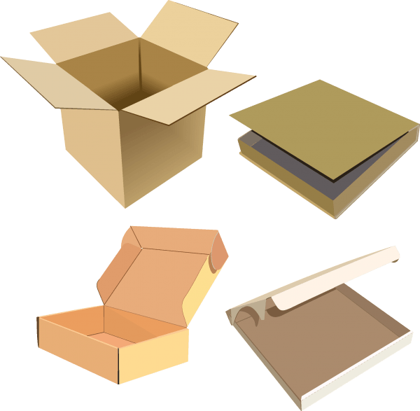 Cardboard Boxes 01 png