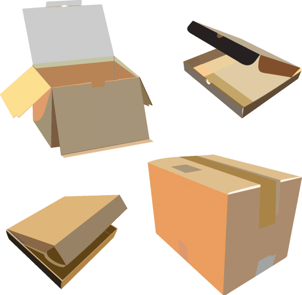 Cardboard Boxes 01 png