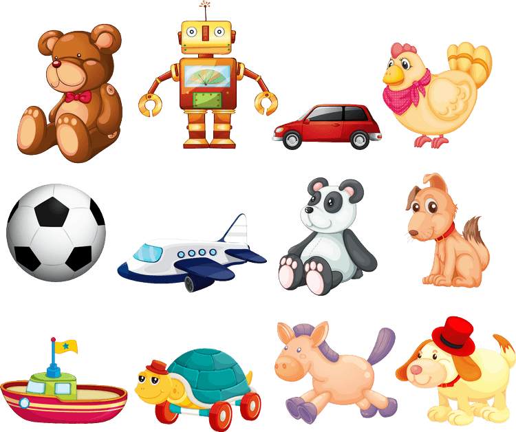 Toys for Children Vector 01
