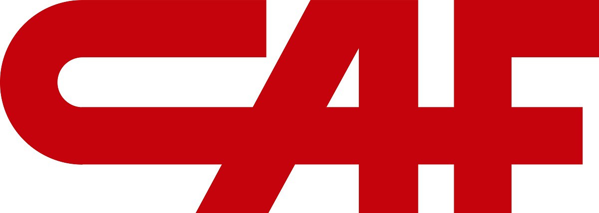 CAF Logo - Construcciones y Auxiliar de Ferrocarriles