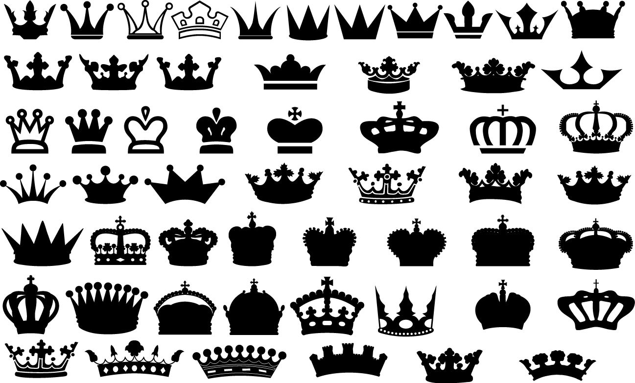 crowns vector