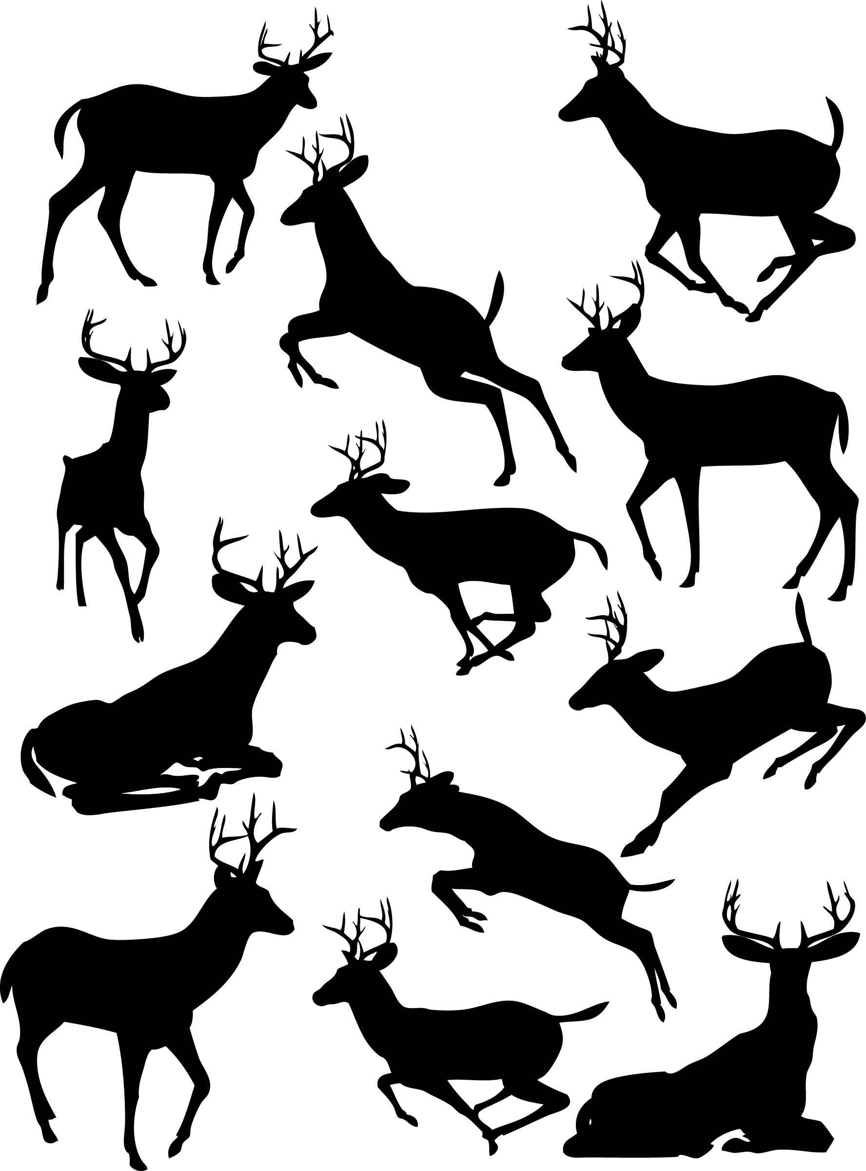 Deer silhouette png