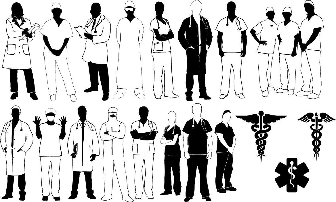 Doctor silhouette