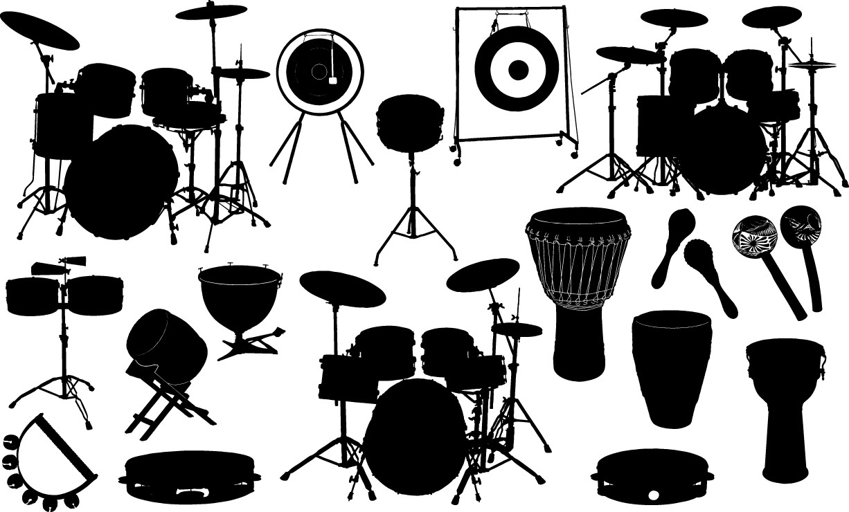 Drum silhouette png