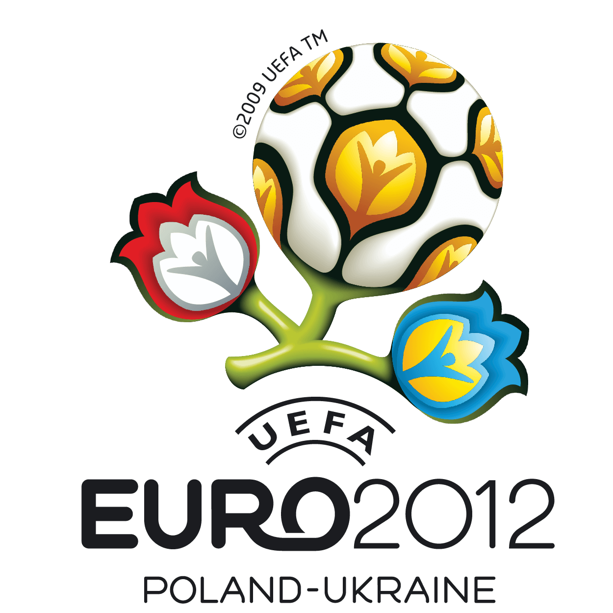 Poland Ukraine UEFA EURO 2012 logo png