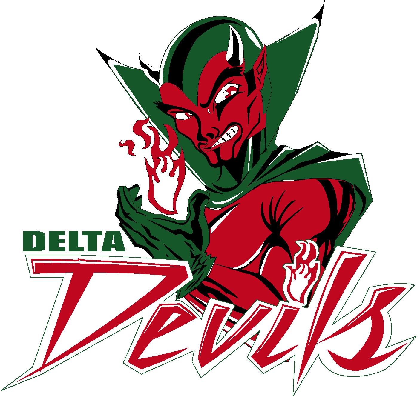 Mississippi Valley State Delta Devils Logo (Devilettes) png