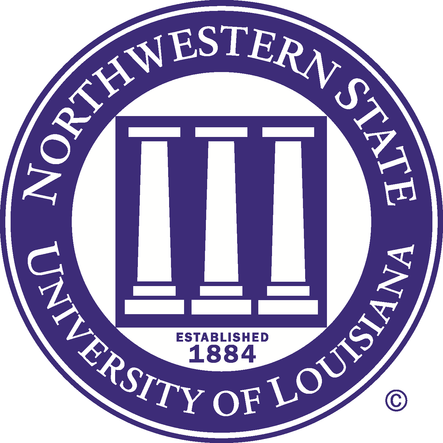 Northwestern State University Logo (NSU) png