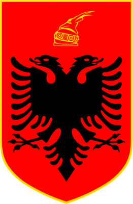 Albania Flag and Emblem png