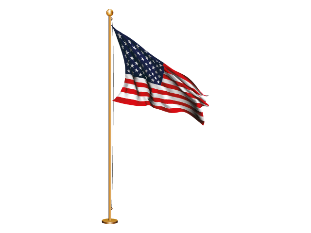 American Flag [United States   USA   06] png